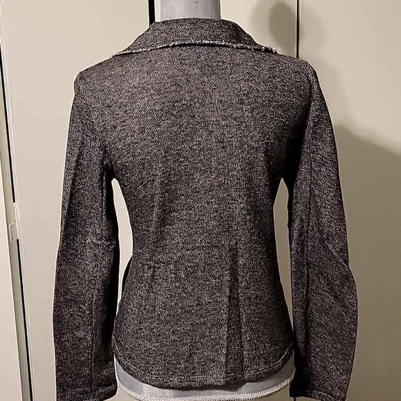 Bobeau lightweight gray moto jacket - Picture 2 of 7